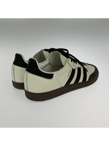 adidas スニーカー BEAUTY&YOUTH 別注 samba OG BY 白茶 (26.5cm)