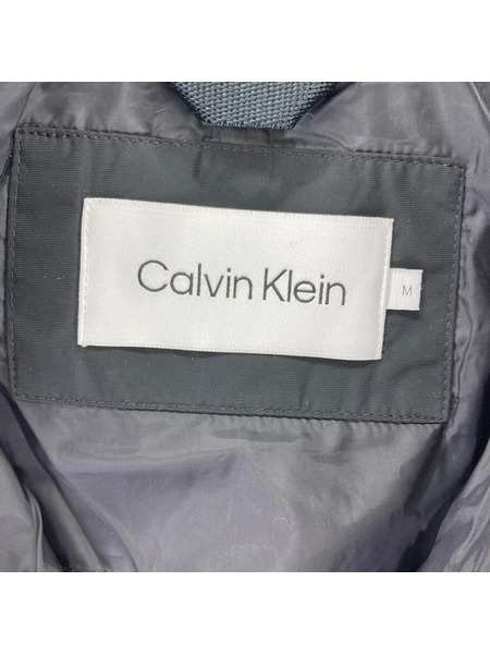 Calvin Klein ブルゾン・ジャンパー キルティング ボンバージャケット 黒