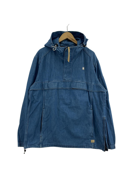 G-STAR RAW XPO HDD ANORAK デニムアノラックパーカー (L) インディゴ[値下]