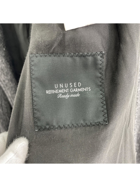 UNUSED ソノ他 WOOL LINEN COAT 3 グレー