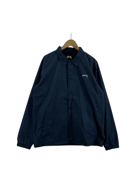 STUSSY ロゴ ナイロンコーチジャケット sizeL