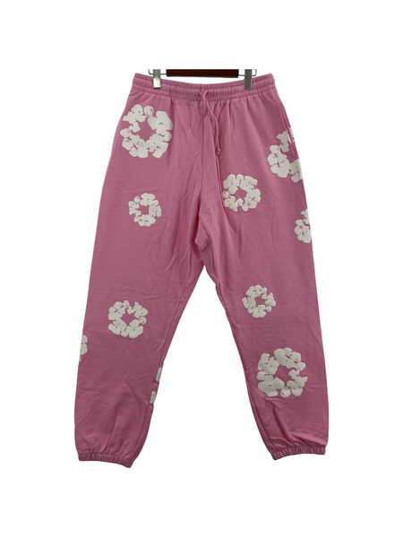 DENIM TEARS COTTON WREATH SWEATPANT PINK フラワースウェットパンツ XL