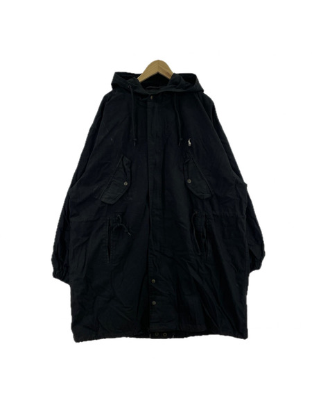 POLO RALPH LAUREN ミリタリージャケット モッズコート（XXL）黒