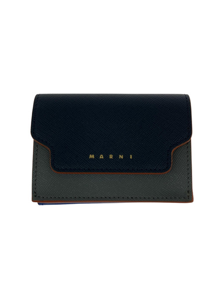 MARNI コンパクトウォレット SAFFIANO LEATHER TRI FOLD WALLT