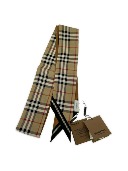 BURBERRY ソノ他 スキニースカーフ チェック