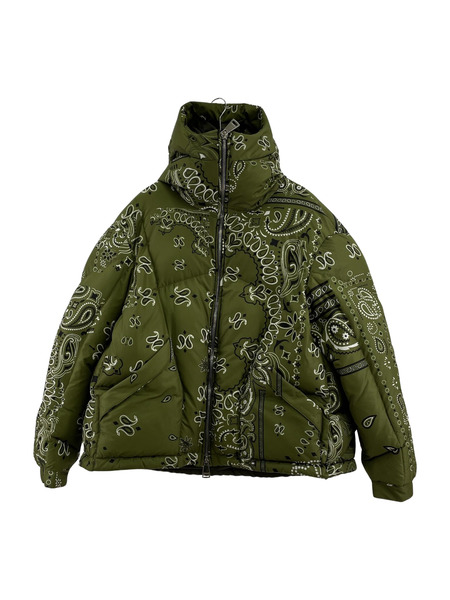 KHRISJOY/PUFF PARKA BANDANA/GRN/01