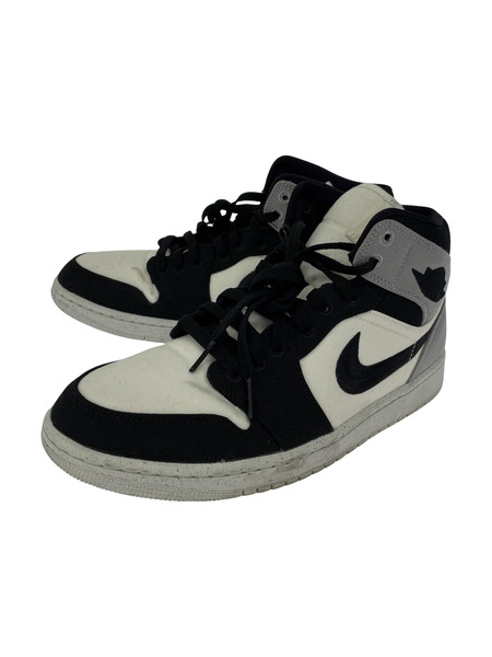 Nike Women's Air Jordan 1 Mid SE グレー (28)