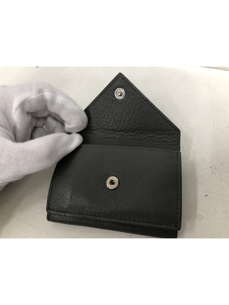 Balenciaga　バレンシアガ　コンパクトウォレット ペーパー　ミニウォレット　グレー