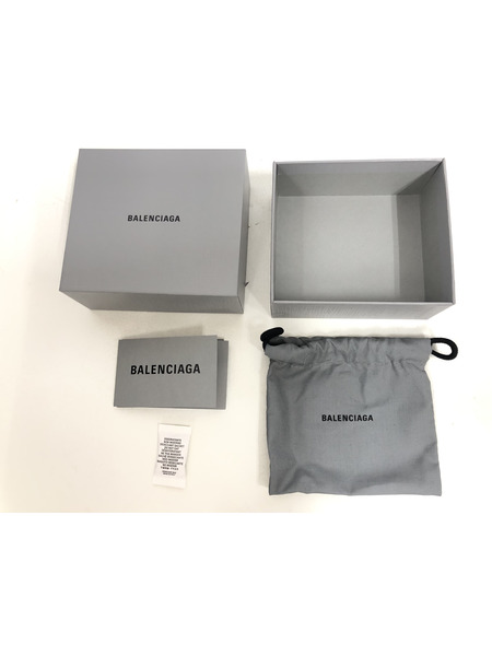 Balenciaga　バレンシアガ　コンパクトウォレット ペーパー　ミニウォレット　グレー