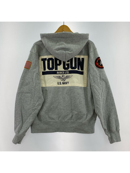 AVIREX パーカー（ジップアップ） TOP GUN