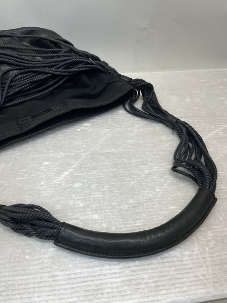 DIESEL 00s アーカイブ レザーロープ ワンショルダーバッグ 黒