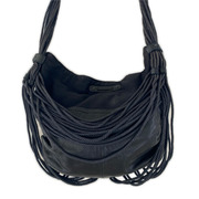 DIESEL 00s アーカイブ レザーロープ ワンショルダーバッグ 黒