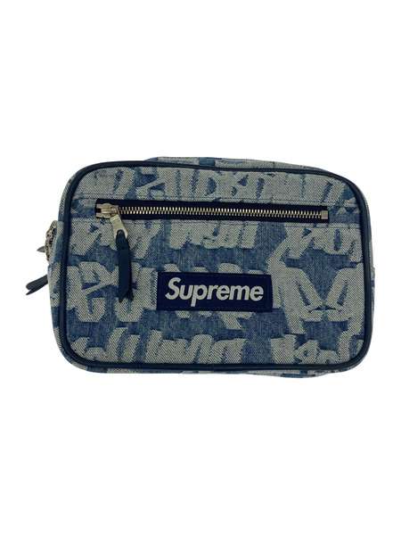 Supreme Fat Tip Jacquard Denim Waist Bag