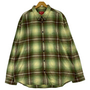 Supreme 23AW Shadow Plaid Flannel Shirt XL