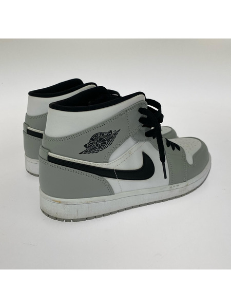 NIKE スニーカー AIR JORDAN 1 MID SMOKE GREY  26.0cm