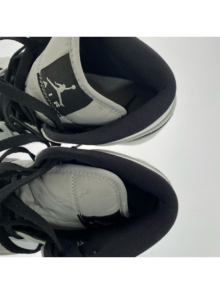 NIKE スニーカー AIR JORDAN 1 MID SMOKE GREY  26.0cm