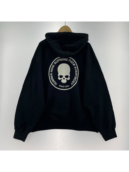 Supreme×Number (N)ine 25AW Hooded Sweatshirt Black XL 黒