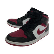 NIKE スニーカー AIR JORDAN 1 MID BLACK/RED/WHITE