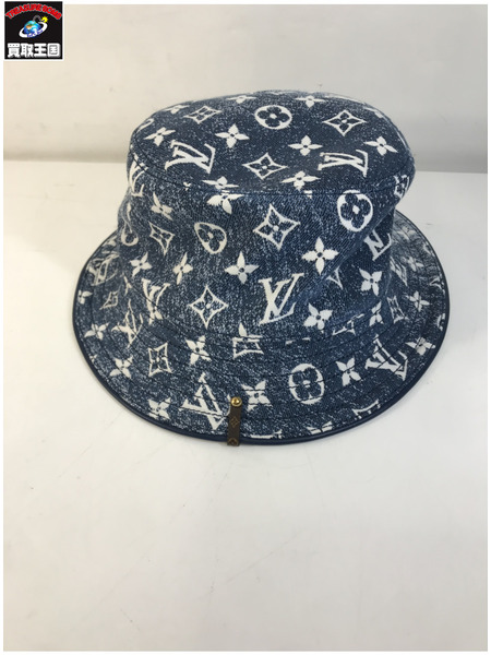 ラグ衣料その他 LV モノグラム ボブ デニム WA2242 ハット M77435