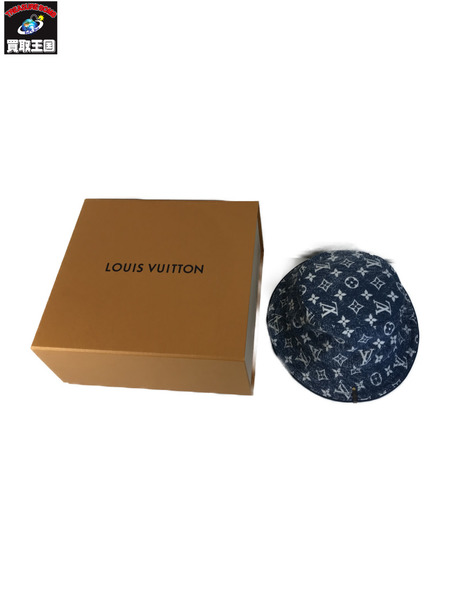 ラグ衣料その他 LV モノグラム ボブ デニム WA2242 ハット M77435