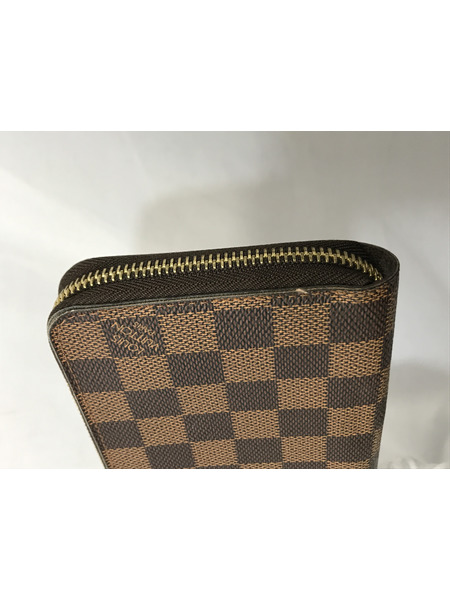 長財布 LOUISVUITTON ダミエ ジッピーウォレット N60015