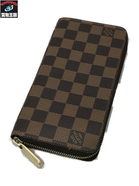 長財布 LOUISVUITTON ダミエ ジッピーウォレット N60015