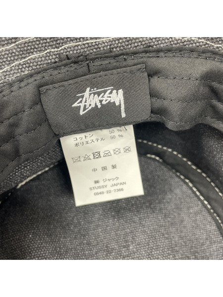 STUSSY バケットハット BLK