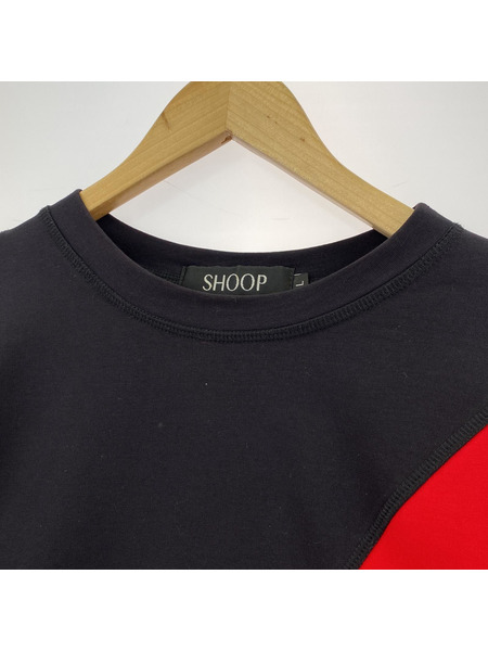 SHOOP SRT LOOP LONG TEE (L) 赤黒