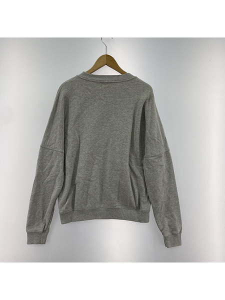 DIESEL L/S 78mg カプセルプリント スウェット グレー