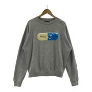 DIESEL L/S 78mg カプセルプリント スウェット グレー