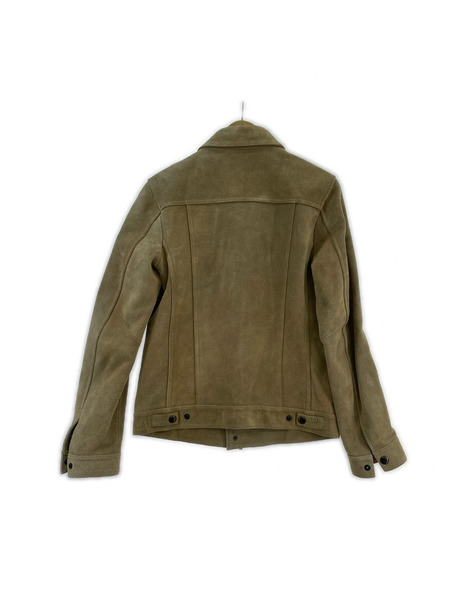 LOUNGE LIZARD レザージャケット スエードトラッカージャケット ベージュ 2