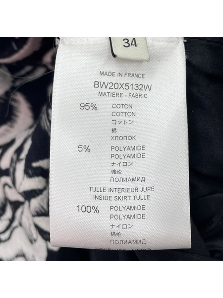 GIVENCHY ノースリーブワンピース　フローラル柄