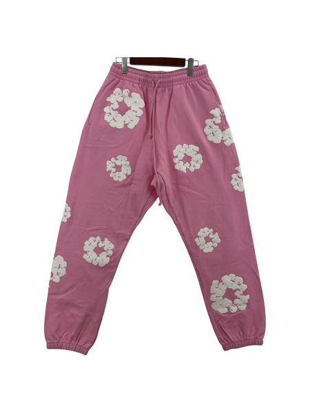 DENIM TEARS COTTON WREATH SWEATPANT PINK フラワースウェットパンツ M