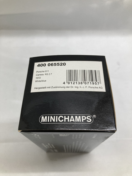 40：MINICHAMPS Porsche 911 Carrera RS 2.7