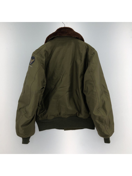 Buzz Rickson's B-15フライトジャケット カーキ/ブラウン (40)