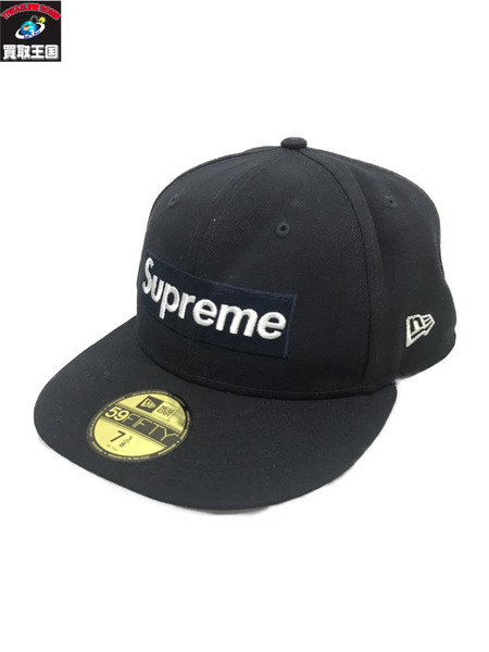 Supreme×NEW ERA NY BOX LOGO CAP ボックスロゴキャップ/ネイビー/シュプリーム×ニューエラ