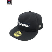 Supreme×NEW ERA NY BOX LOGO CAP ボックスロゴキャップ/ネイビー/シュプリーム×ニューエラ