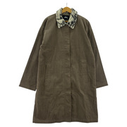 STUSSY WOMEN Long Corduroy Coat コーデュロイコート S 茶 215121