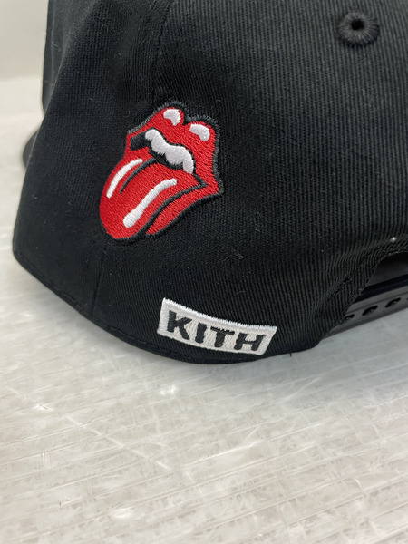 KITH×The Rolling Stones 2025 Twill Bay Low Pinch Crown Hat