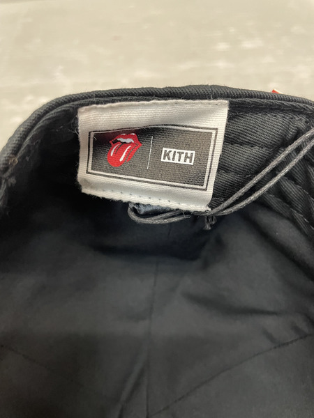 KITH×The Rolling Stones 2025 Twill Bay Low Pinch Crown Hat