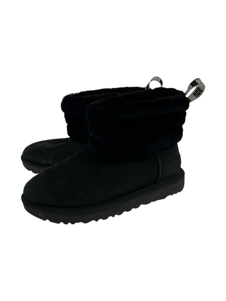 UGG FLUFF MINI QUILED/ブラック/8[値下]