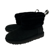 UGG FLUFF MINI QUILED/ブラック/8