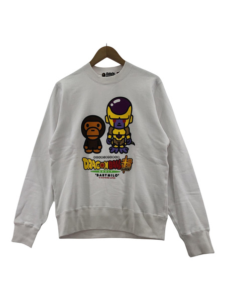 A BATHING APE×ドラゴンボール超 BABY BILO スウェット　白　M