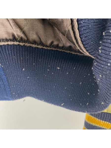 Whiteville 袖レザースタジャン[値下]