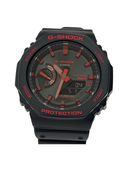 CASIO G-SHOCK タフソーラー 腕時計 GA-B2100 黒赤