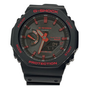 CASIO G-SHOCK タフソーラー 腕時計 GA-B2100 黒赤