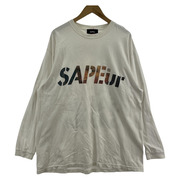 SAPEur L/Sカットソー/両面プリント/ゴッホ/XL