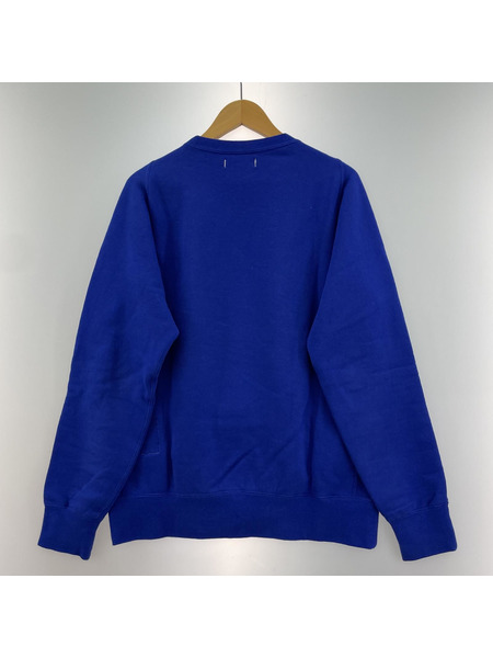 nonnative DWELLER CREW PULLOVER COTTON SWEAT 1 ブルー