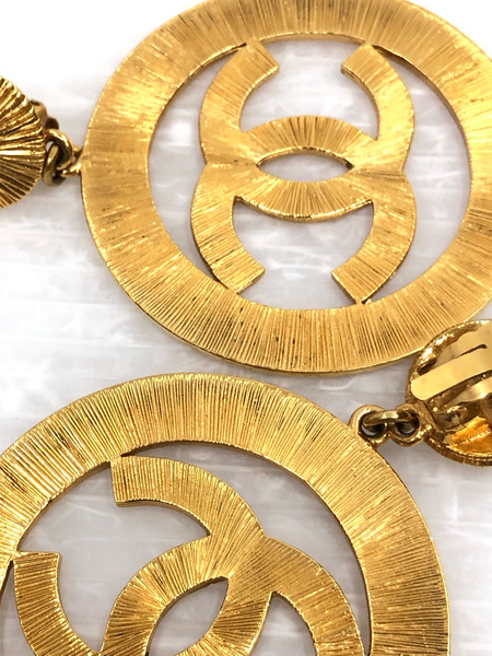 CHANEL ココマーク スウィングビッグイヤリング ※イヤーカフに破損あり