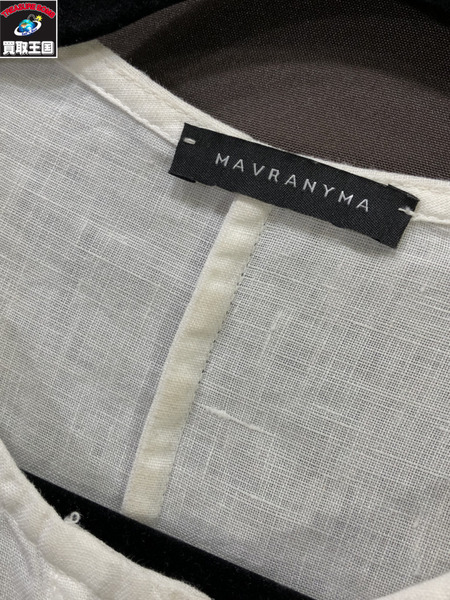 MAVRANYMA リネンシャツ/46/白/ホワイト/マヴラニマ/メンズ/トップス/カットソー[値下]
